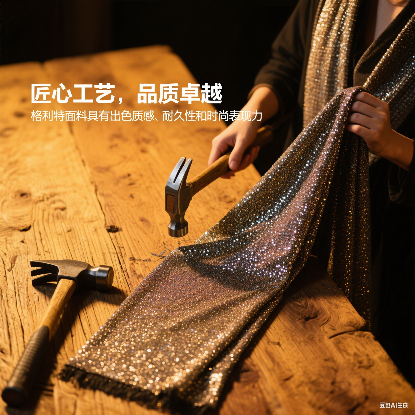 皮革面料展示